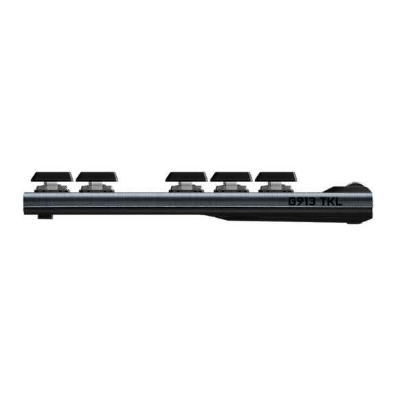Logitech G913 TKL Wireless RGB Mechanical Gaming Keyboard, Tea Shaft (GL-Tactile)(Black)