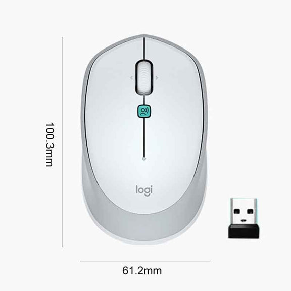 Logitech Voice M380 4 Buttons Smart Voice Input Wireless Mouse (Black)
