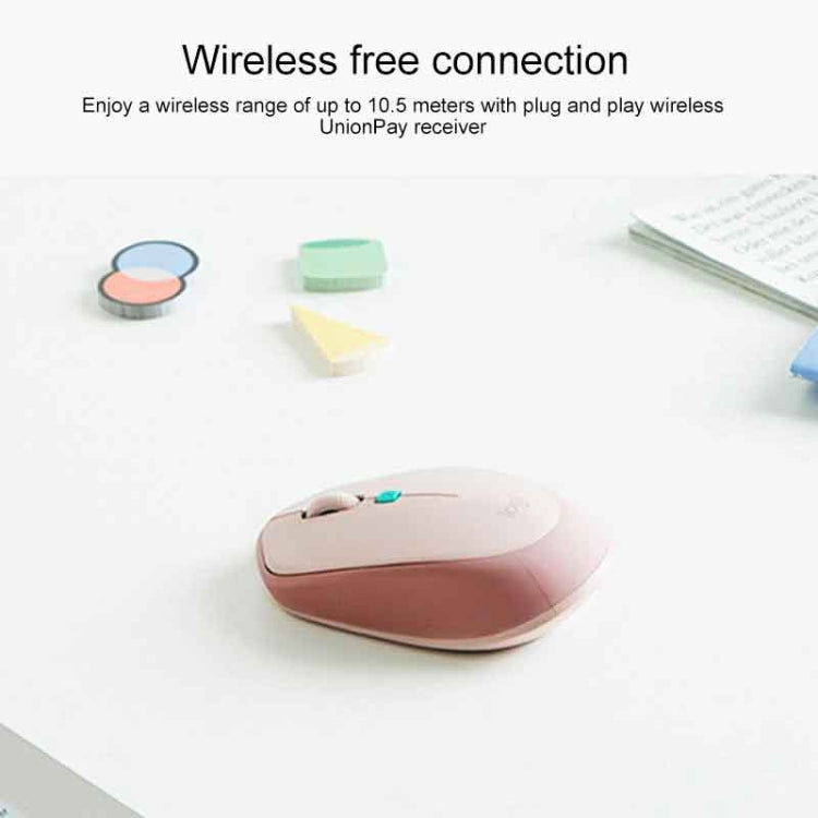 Logitech Voice M380 4 Buttons Smart Voice Input Wireless Mouse (Silver Grey)