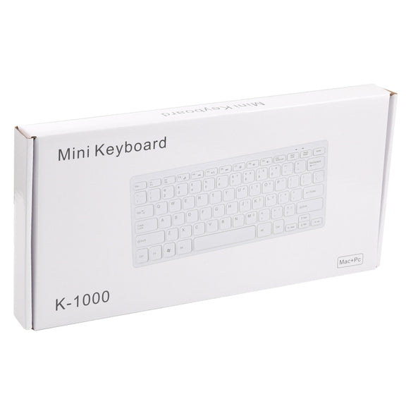 TT-A01 Ultra-thin Design Mini Wired Keyboard, German Version (Black)