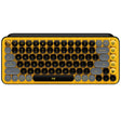 Logitech POP KEYS Round Button Bluetooth Mechanical Keyboard(Yellow) - free shipping - PMC TechLife - Order now!