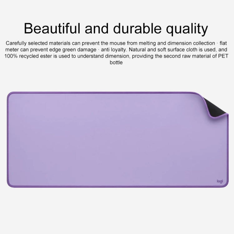 Logitech Keyboard Mouse Desk Mat Pad (Purple)
