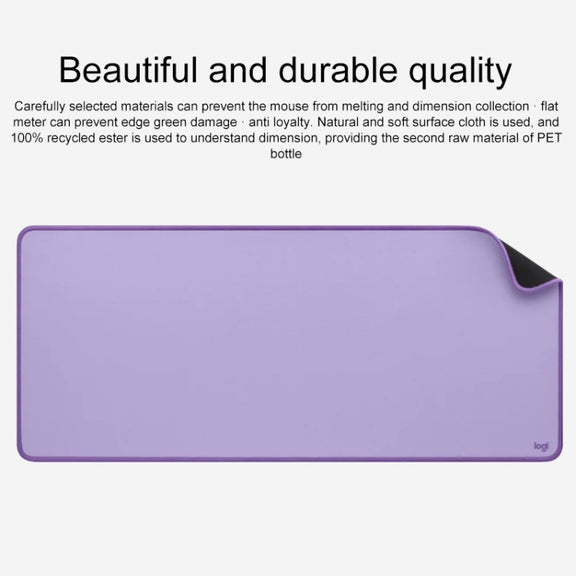 Logitech Keyboard Mouse Desk Mat Pad (Purple)