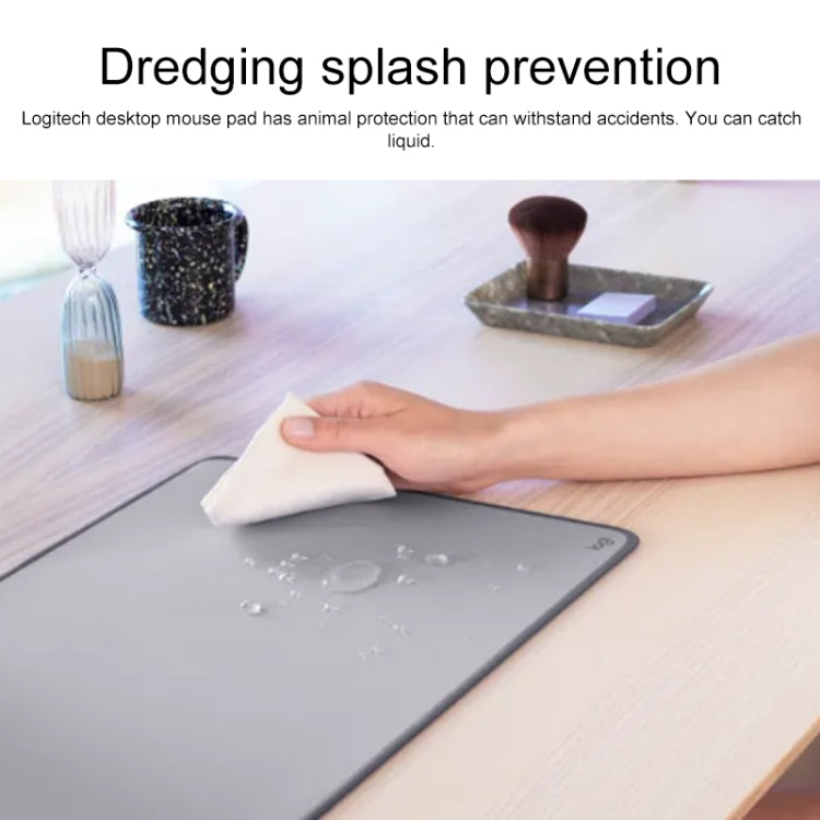 Logitech Keyboard Mouse Desk Mat Pad (Purple)