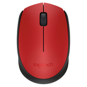 Logitech M170 1000DPI USB Wireless Mouse with 2.4G Receiver (Red)