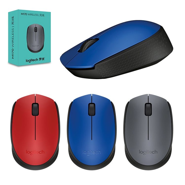 Logitech M170 1000DPI USB Wireless Mouse with 2.4G Receiver (Grey)