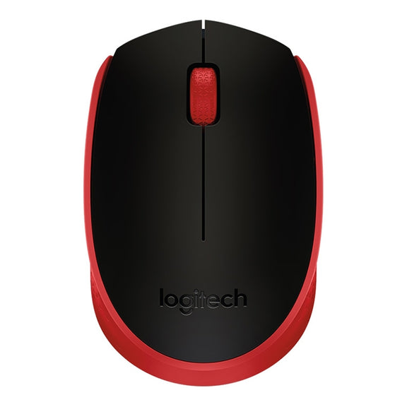 Logitech M171 1000DPI USB Wireless Mouse with 2.4G Receiver (Red)
