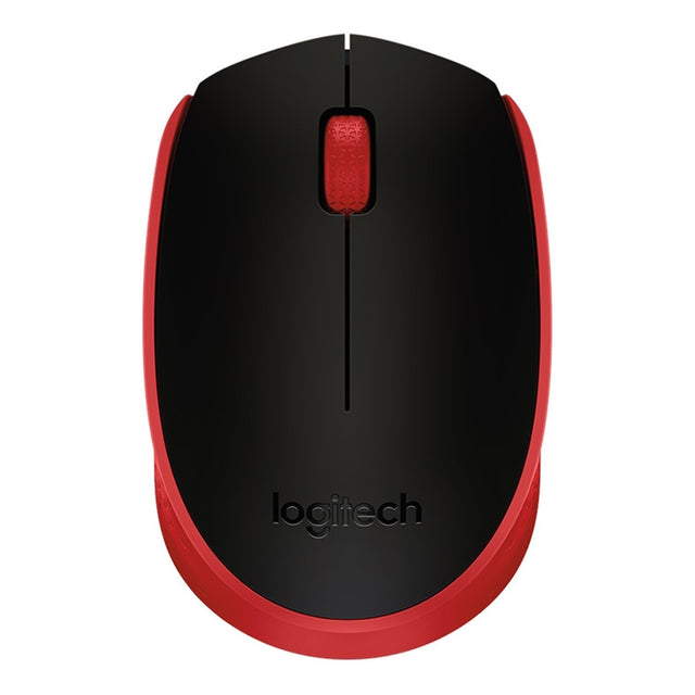 Logitech M171 1000DPI USB Wireless Mouse with 2.4G Receiver (Red)