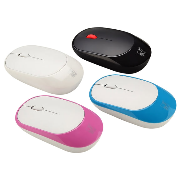 ZGB 360 2.4G Computer Laptop Wireless Chargeable Mini Mouse 1000dpi(Blue)