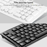 ZGB S500 Round Keycap Wired Keyboard + Mouse Set (Black)