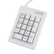 DX-17A 17-keys USB Wired Mechanical Black Shaft Mini Numeric Keyboard(White)