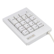 DX-18A 18-keys USB Wired Mechanical Black Shaft Mini Numeric Keyboard (White)