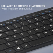 MKESPN 8022 2.4G Scissor Foot Ultra-thin Wireless Keyboard + Mouse Set