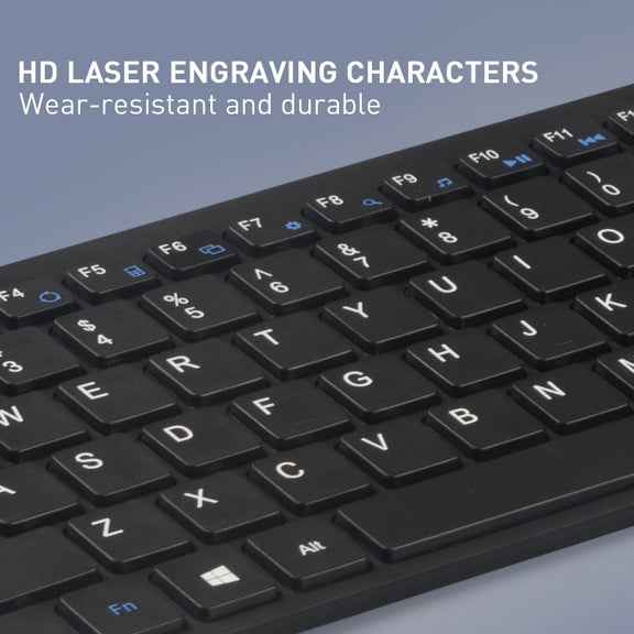 MKESPN 8022 2.4G Scissor Foot Ultra-thin Wireless Keyboard + Mouse Set