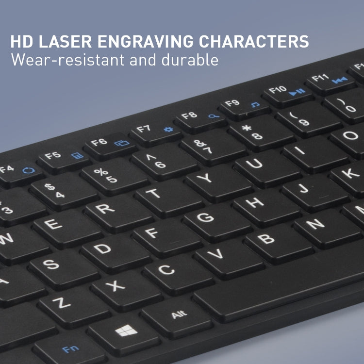 MKESPN 8022 2.4G Scissor Foot Ultra-thin Wireless Keyboard + Mouse Set