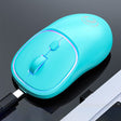 iMICE W-618 Rechargeable 4 Buttons 1600 DPI 2.4GHz Silent Wireless Mouse for Computer PC Laptop (Blue) - Wireless Mice by iMICE | Online Shopping South Africa | PMC TechLife | Buy Now Pay Later Mobicred