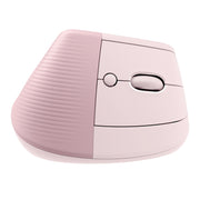 Logitech Lift Vertical 1000DPI 2.4GHz Ergonomic Wireless Bluetooth Dual Mode Mouse (Pink)