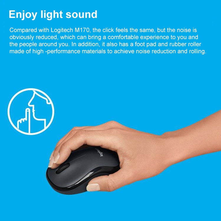 Logitech M220 1200DPI 2.4GHz Ergonomic Wireless Mouse (Red)
