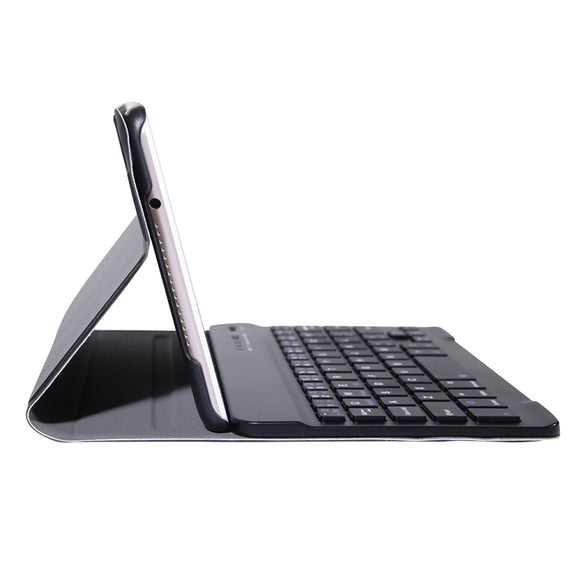 A0M5 Detachable Bluetooth Keyboard + Ultrathin Horizontal Flip Leather Tablet Case for Huawei MediaPad M5 & Honor Tab 5 8 inch, with Holder(Black)