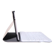 A0M5 Detachable Bluetooth Keyboard + Ultrathin Horizontal Flip Leather Tablet Case for Huawei MediaPad M5 & Honor Tab 5 8 inch, with Holder(Gold)