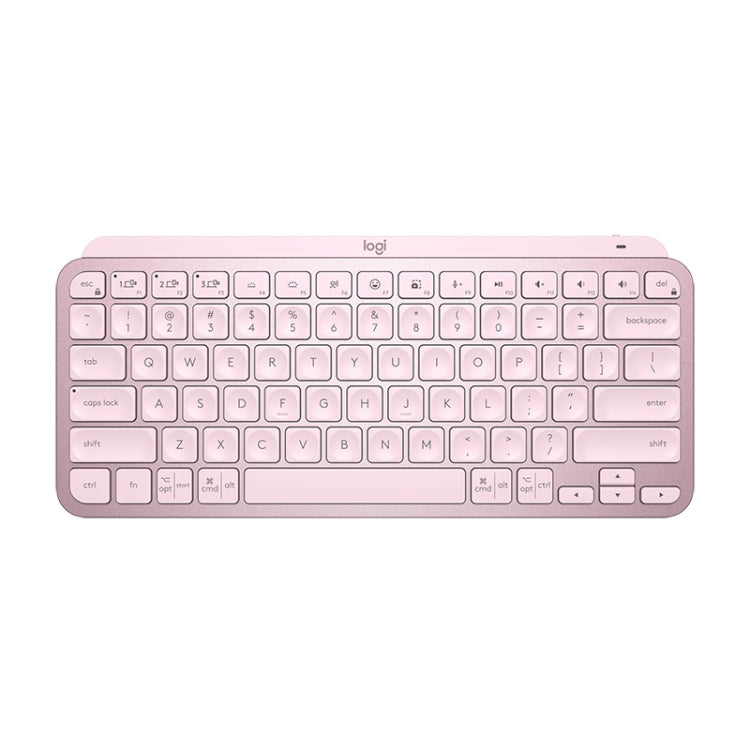 Logitech MX Keys Mini Wireless Bluetooth Ultra-thin Smart Backlit Keyboard (Pink)