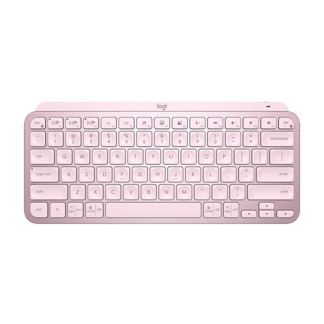Logitech MX Keys Mini Wireless Bluetooth Ultra-thin Smart Backlit Keyboard (Pink)