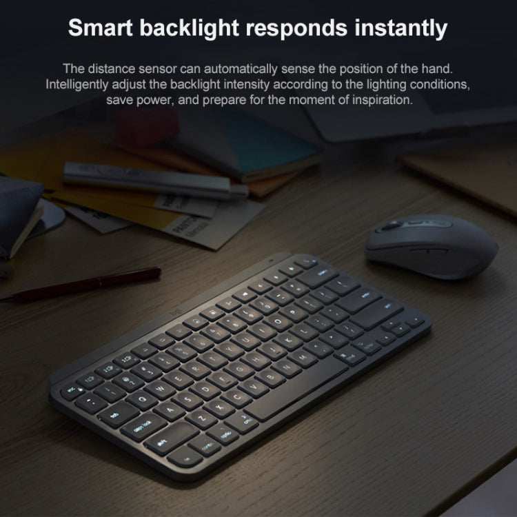 Logitech MX Keys Mini Wireless Bluetooth Ultra-thin Smart Backlit Keyboard (Grey)