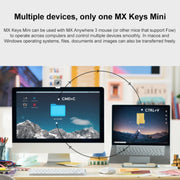 Logitech MX Keys Mini Wireless Bluetooth Ultra-thin Smart Backlit Keyboard (Grey)
