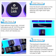 ZGB G21 Luminous Wired Keyboard + Mouse Set (Black)