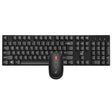 ZGB 8820 Candy Color Wireless Keyboard + Mouse Set (Black) - free shipping - PMC TechLife - Order now!