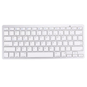 BK-3001 Bluetooth Wireless 78 Keys Ultrathin Keyboard for Windows / iPad / iPhone(Silver)