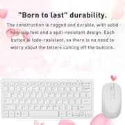 MC Saite K05 Wireless Mouse + Keyboard Set (White)