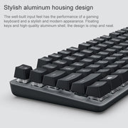 Logitech K835 Mini Mechanical Wired Keyboard, Green Shaft (Black)