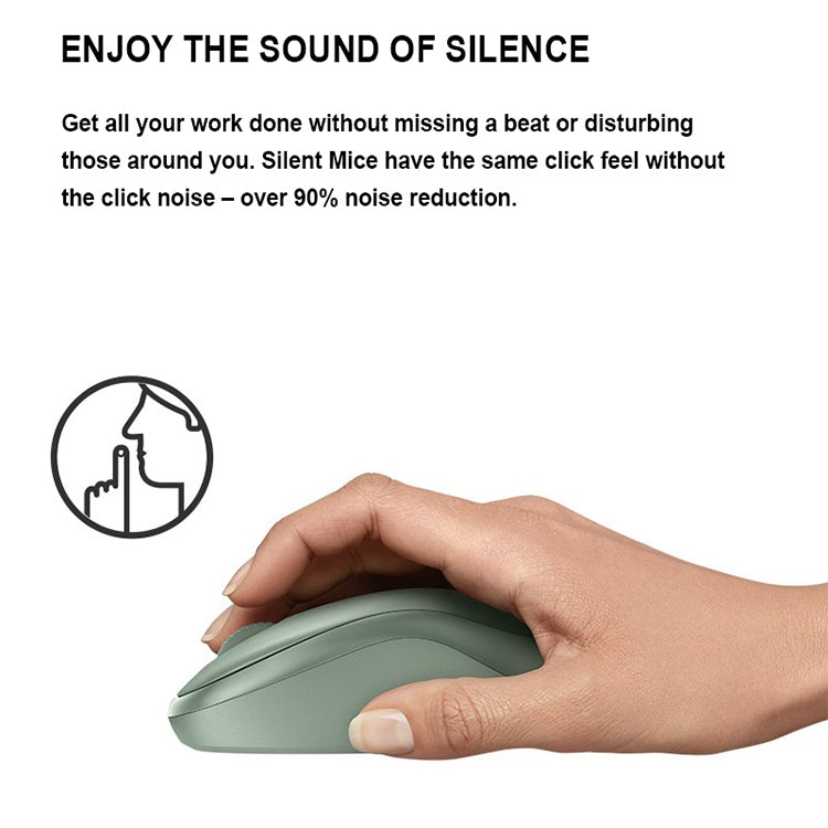 Logitech M221 Fashion Silent Wireless Mouse(Blue)