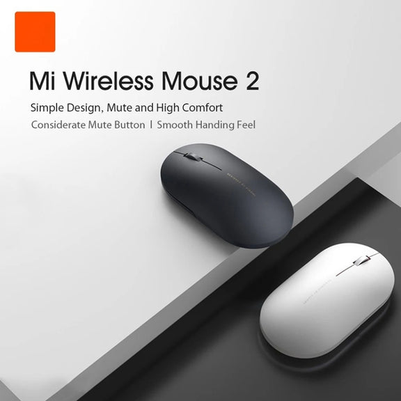 Original Xiaomi 2.4GHz 125HZ 1000DPI Rechargeable Ultra-thin Computer Mouse 2(White)