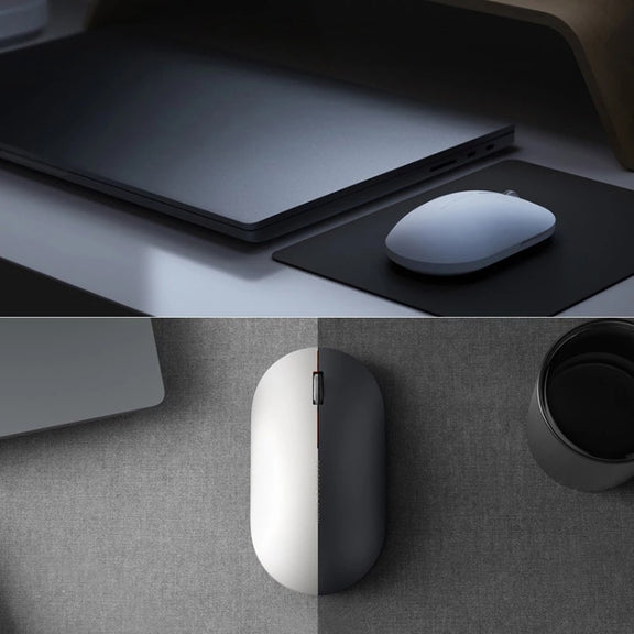 Original Xiaomi 2.4GHz 125HZ 1000DPI Rechargeable Ultra-thin Computer Mouse 2(White)