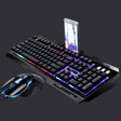 Chasing Leopard G700 USB RGB Backlight Wired Optical Gaming Mouse and Keyboard Set, Keyboard Cable Length: 1.35m, Mouse Cable Length: 1.3m(Black) - Wired Keyboard by Chasing Leopard | Online Shopping South Africa | PMC TechLife | Buy Now Pay Later Mobicred
