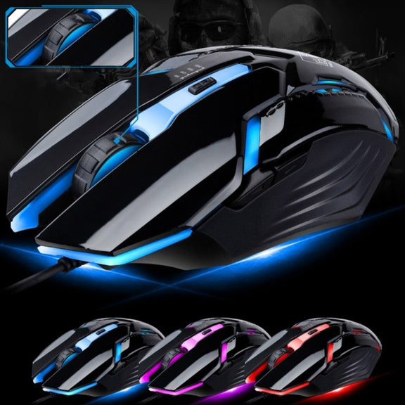 Chasing Leopard G700 USB RGB Backlight Wired Optical Gaming Mouse and Keyboard Set, Keyboard Cable Length: 1.35m, Mouse Cable Length: 1.3m(Black)