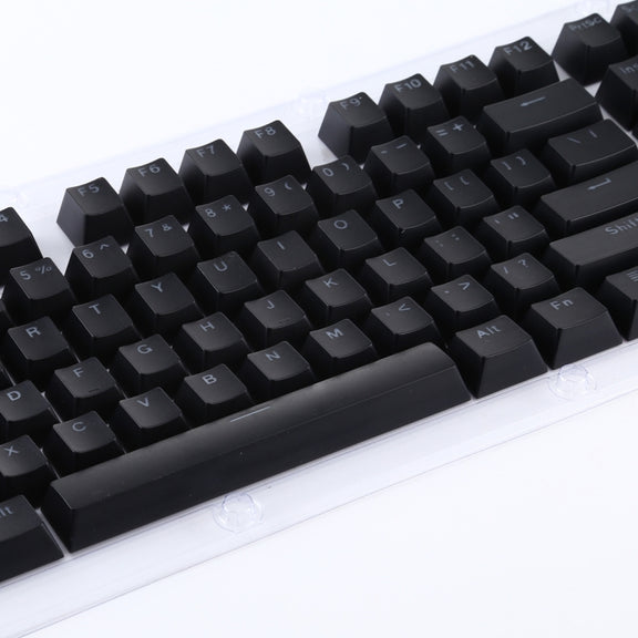 ABS Translucent Keycaps, OEM Highly Mechanical Keyboard, Universal Game Keyboard (Black)