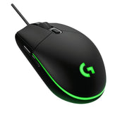 Logitech G102 6-keys RGB Glowing 6000DPI Five-speed Adjustable Wired Optical Gaming Mouse, Length: 2m (Black)