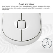 Logitech Pebble Cobblestone Shape Thin 3-keys 1000DPI Mute Wireless Bluetooth Optical Mouse, Wireless Range: 10m (Black)