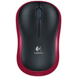 Logitech M185 2.4GHz 3-keys 1000DPI Wireless Optical Mouse, Wireless Range: 10m (Red) - Wireless Mice by Logitech | Online Shopping South Africa | PMC TechLife | Buy Now Pay Later Mobicred