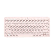 Logitech K380 Portable Multi-Device Wireless Bluetooth Keyboard (Pink)