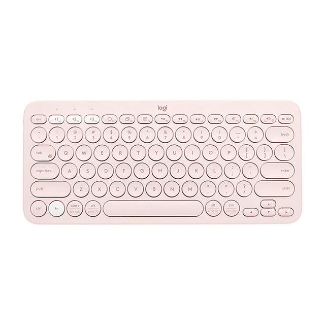 Logitech K380 Portable Multi-Device Wireless Bluetooth Keyboard (Pink)