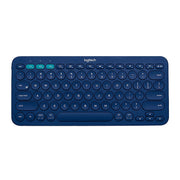 Logitech K380 Portable Multi-Device Wireless Bluetooth Keyboard (Blue)