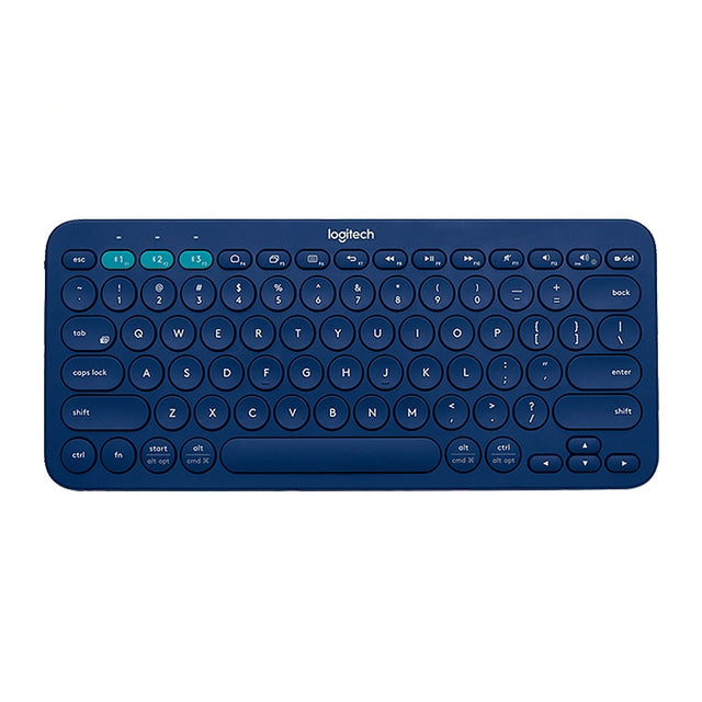 Logitech K380 Portable Multi-Device Wireless Bluetooth Keyboard (Blue)