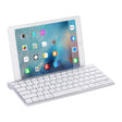 MC Saite 460BT 78 Keys Ultra-thin Mini Wireless Bluetooth Keyboard, Built-in Holder, Support Android / iOS / Windows System(Silver) - Wireless Keyboard by MC Saite | Online Shopping South Africa | PMC TechLife | Buy Now Pay Later Mobicred