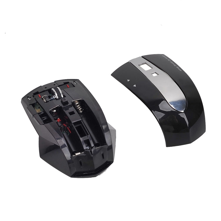 MZ-011 2.4GHz 1600DPI Wireless Rechargeable Optical Mouse with HUB Function(Silver)