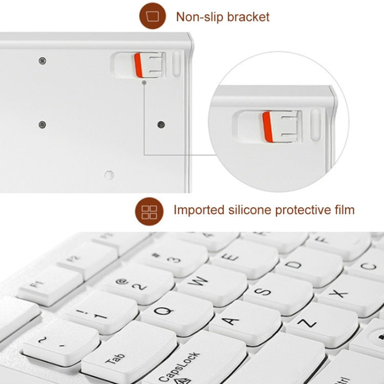 Lenovo K5819 Office Simple Ultra-thin Wired Keyboard (Black)