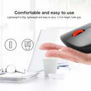 Lenovo thinkplus WL100 Classic Simple Wireless Mouse (Black)